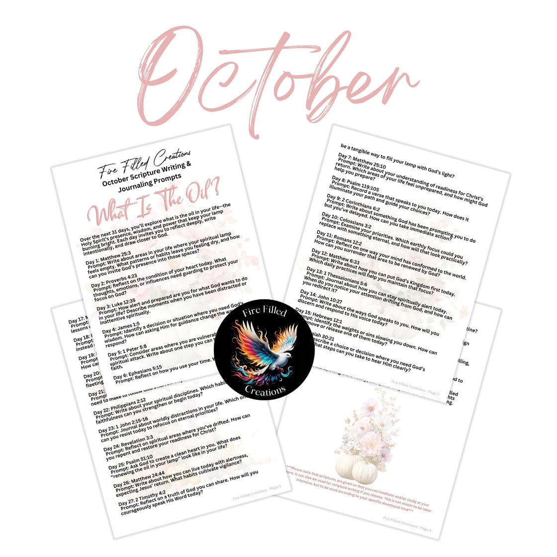 Scripture Writing Plan & Journaling Prompts