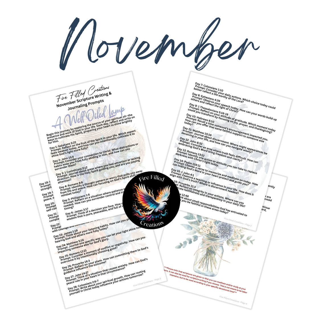 Scripture Writing Plan & Journaling Prompts