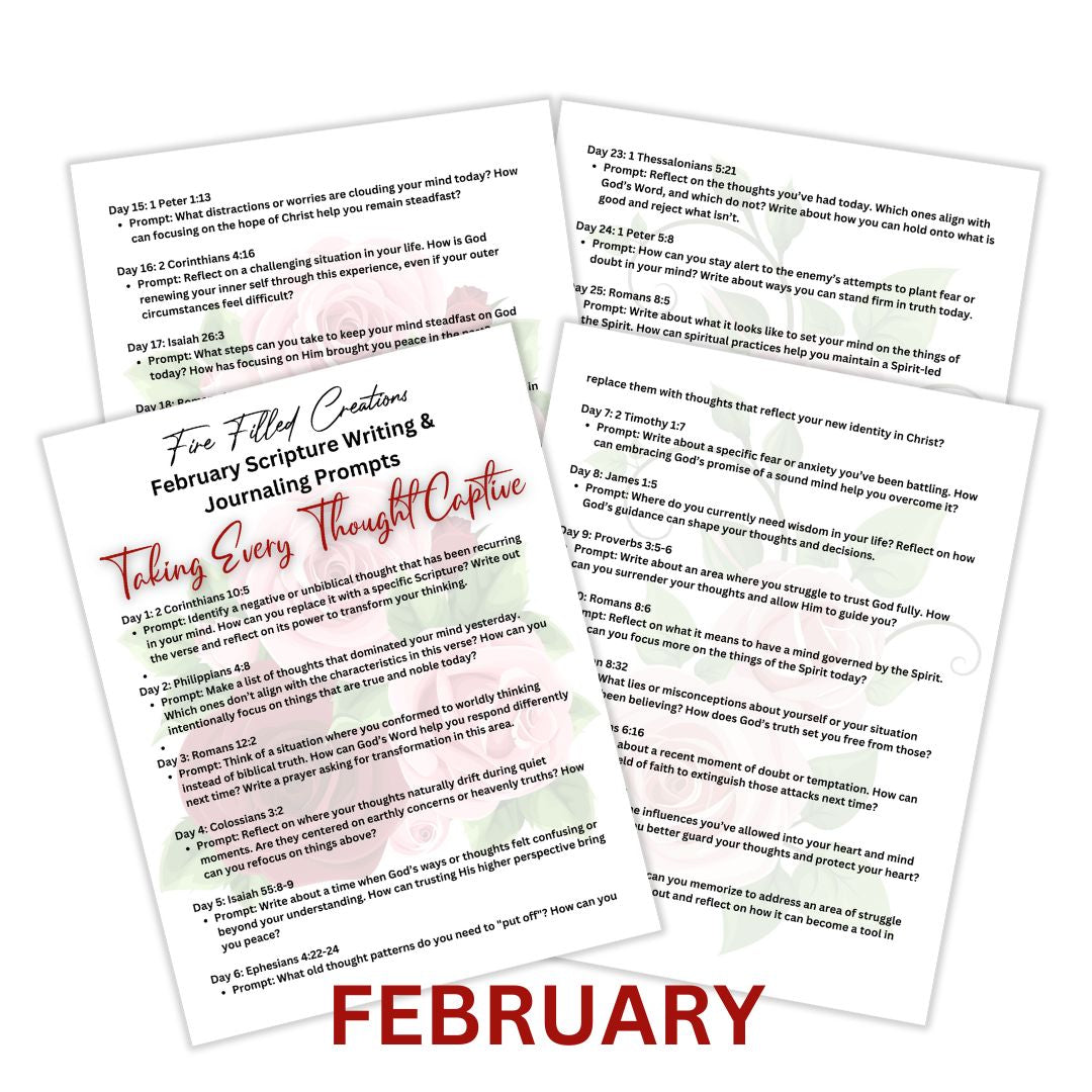 Scripture Writing Plan & Journaling Prompts
