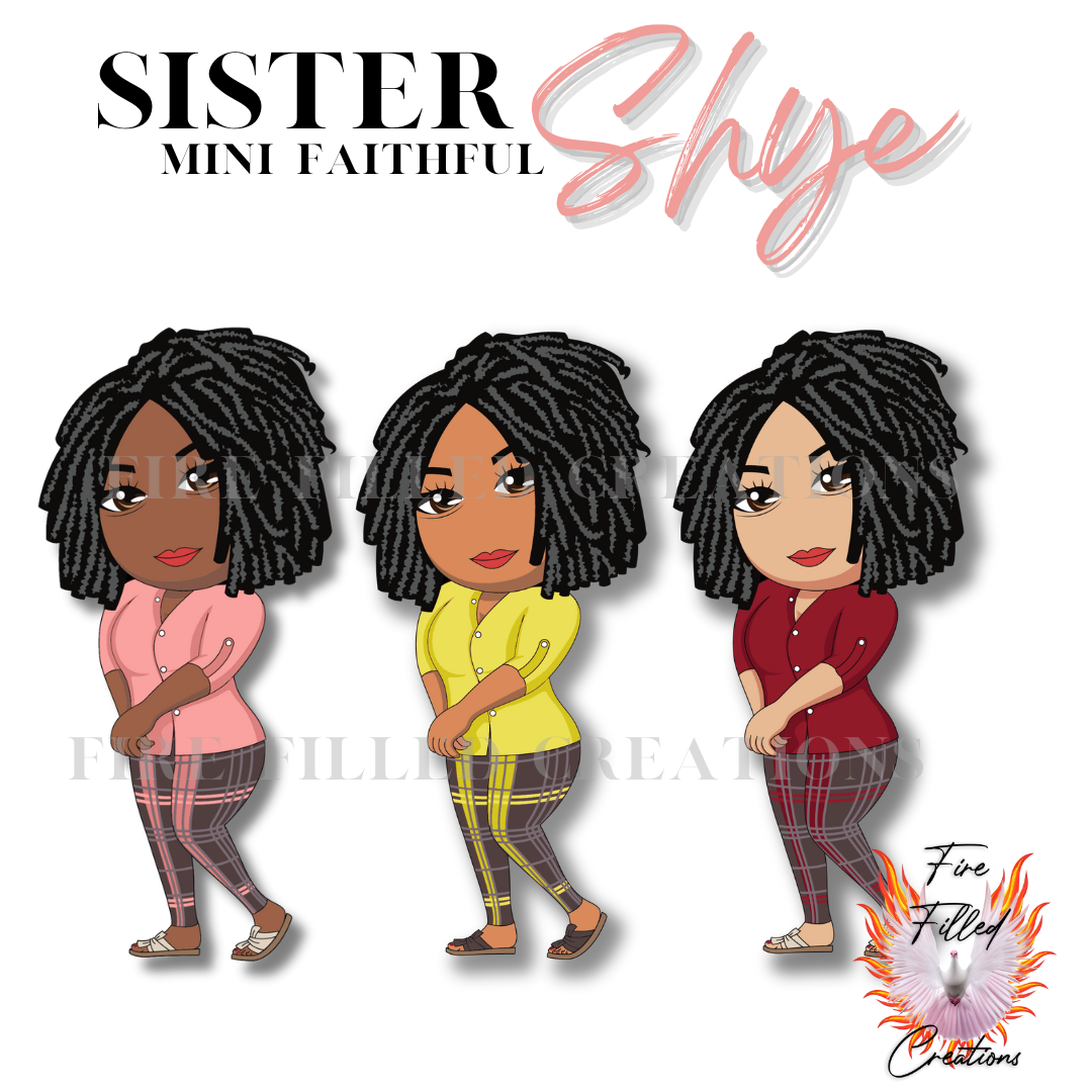 Sister Shye Mini Faithful - Sticker Sheets and Die Cuts