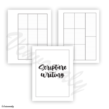 Faith Journaling Inserts - Printable