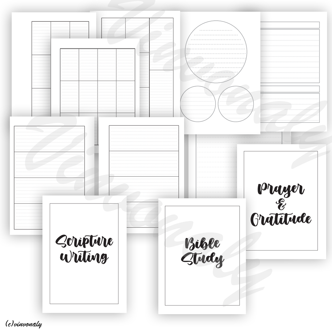 Faith Journaling Inserts - Printable – Fire Filled Creations