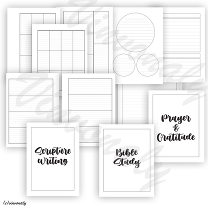 Faith Journaling Inserts - Printable