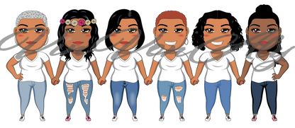 Fire Filled Creation PR Team - Mini Faithful Sticker Sheet and Die Cut