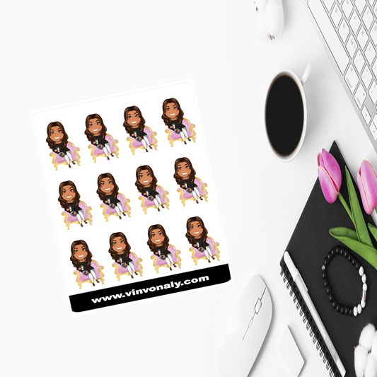 Sister Patience Mini Faithful- Sticker Sheets and Die Cuts