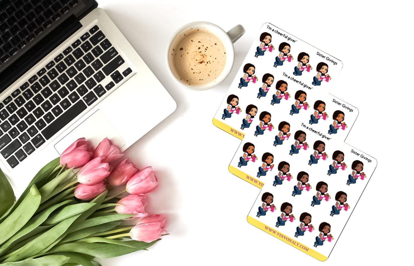 Sister Givings Mini Faithful - Sticker Sheet and Die Cuts